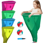 Granny Pants Yard Game Toy with Bouncy Ball Pump Fun Party Family Reunion Outdoor Props Tossing Sport Games for Adults Kids