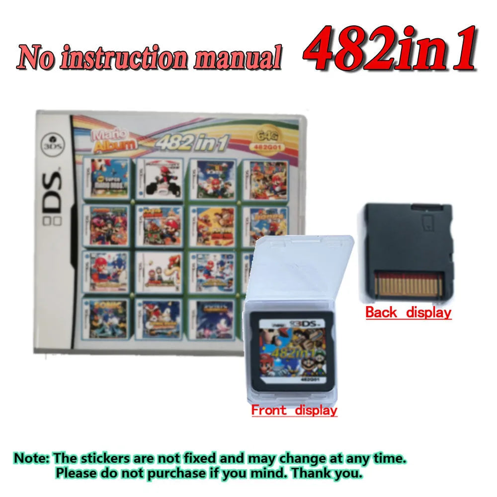 4300 in 1  Pokemon Game Cards DS NDS 3DS 3DS NDSL