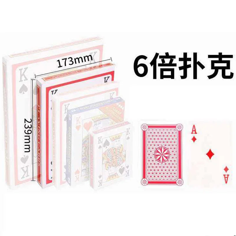 Giant Playing Cards Jumbo Oversized Novelty Gifts Carnival Birthday Wedding Night Party Company Team Building Games Prop