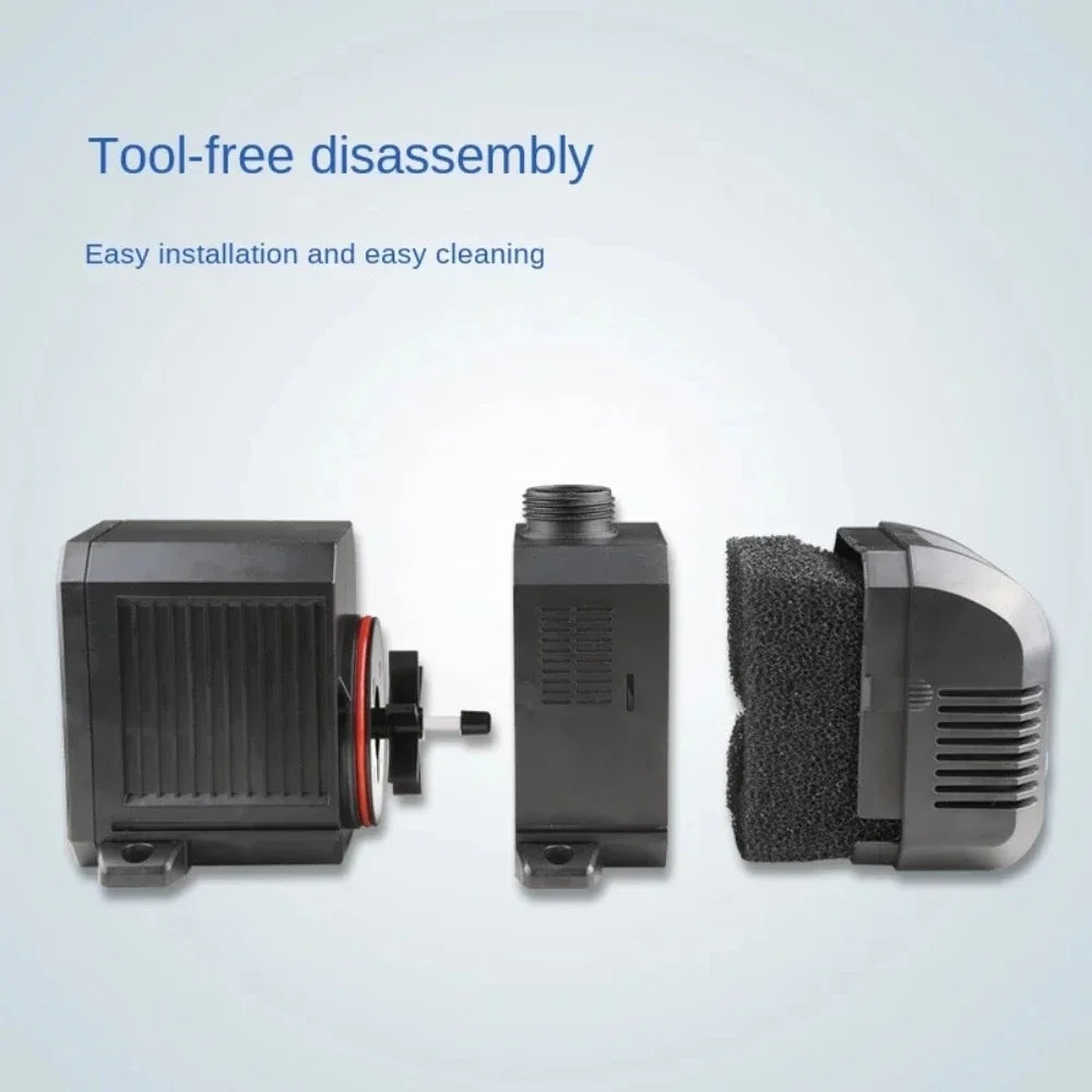 Fish Tank Quiet Frequency Circulating Filtration Pump 7/8/20/25/35/45/55W Multi-Function Submersible Aquarium Water Pond Pumps