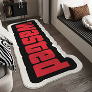 VIKAMA Cool Long Side Rug for Bedroom Gaming Room Easy-Clean Floor Mat for Male Dormitory Carpet Home Decoration