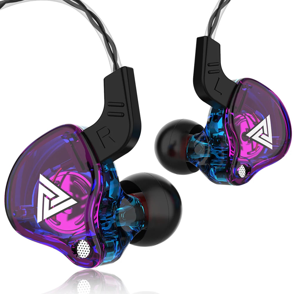 Experience immersive sound with these in-ear earphones featuring 6 dynamic driver units—offering stereo HIFI, deep subwoofer bass, a built-in mic, and perfect for sports and monitoring!