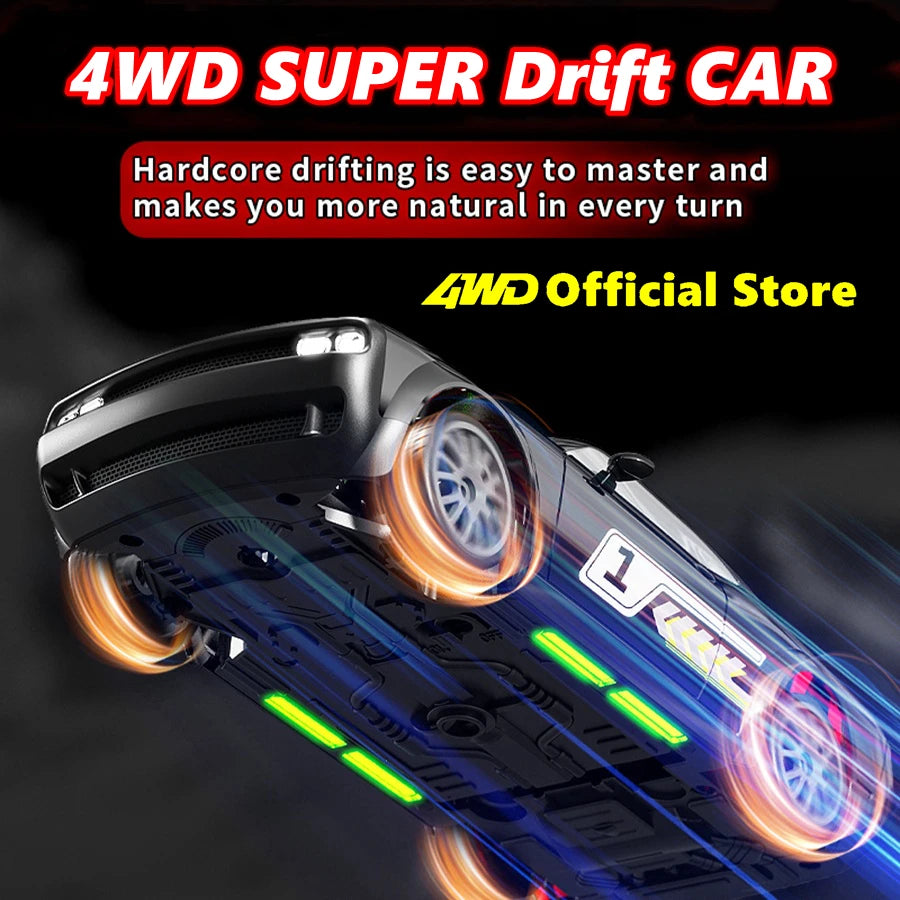 4WD Super Drift Car Remote Control RC Truck RTR Radio GTRPRO 4x4 Racing Car AE86PRO Toys for Children Kid Adult Christmas Gift