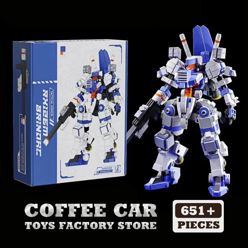 NEW Mecha Warrior MOC Blocks Plastic Toys Super Armor Robot Building Bricks Model Action Figures Dolls Adult Boys Children Gifts
