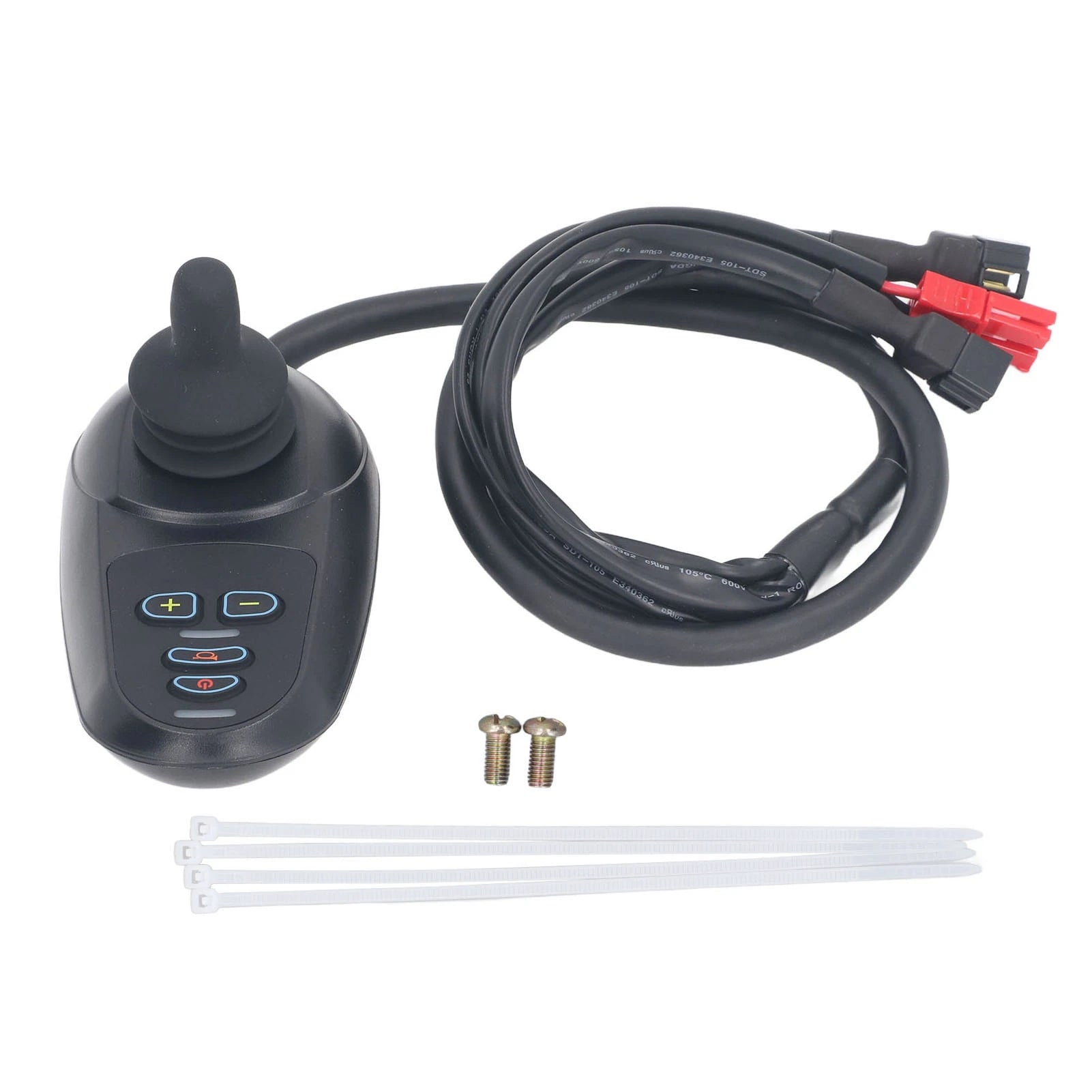 Enhance mobility with this electric wheelchair controller featuring smooth EABS braking, easy speed adjustment, and a responsive joystick for precise maneuvering and safe parking!