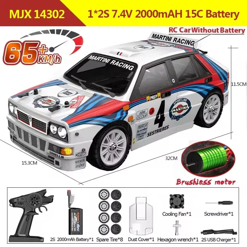 Hyper Go MJX 14303 14302 14304 1/14 4WD RC Car 65km/h Brushless 2.4G Remote Control Car Off-road High Speed RC Cars Truck Toy