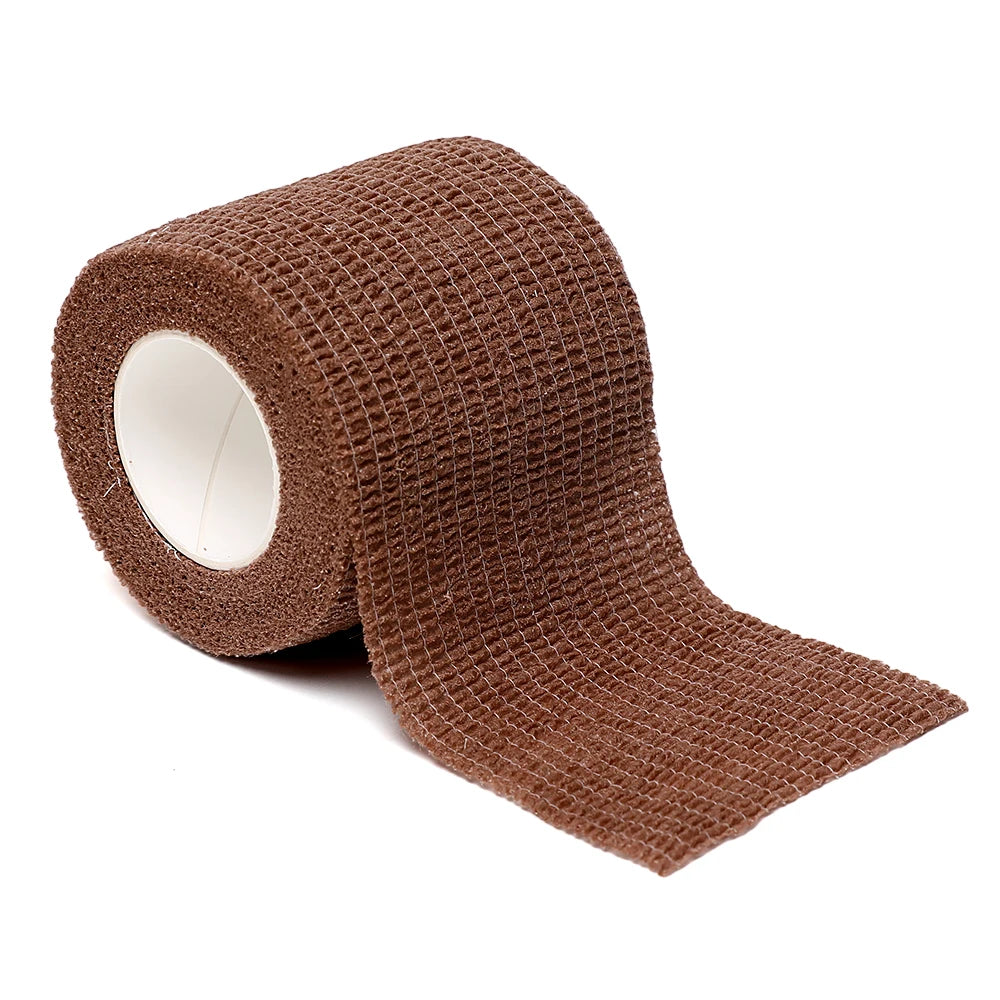 12pcs of 4.8-Meter Elastic Sports Self-Adhesive Bandages, Protecting Fingers, Ankles, Palms, and Shoulders, Knee Protection