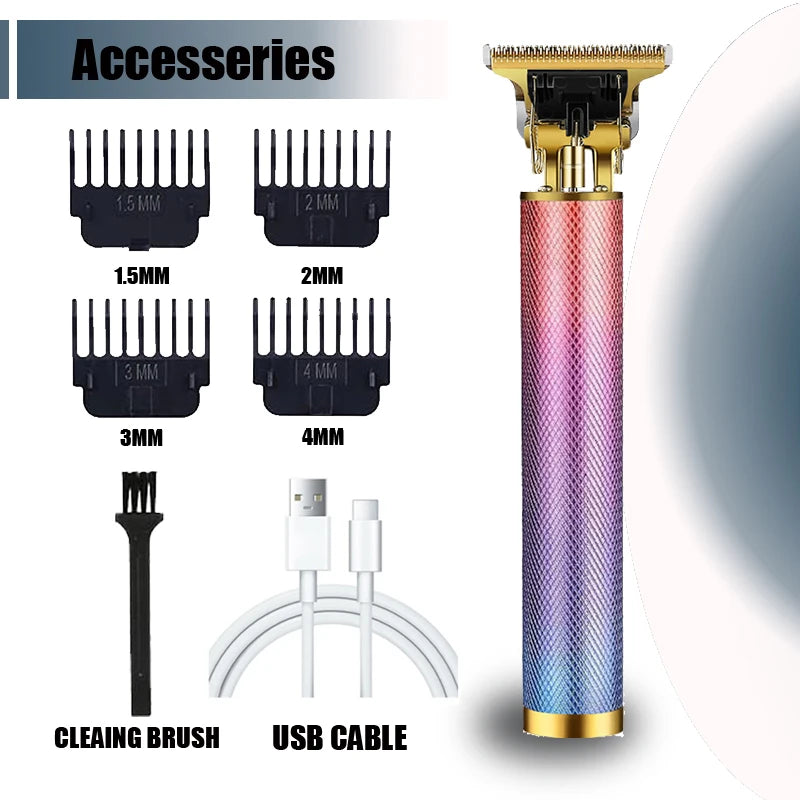 Get the perfect cut with this vintage electric hair clipper—rechargeable and designed for men who want sharp, clean trims anytime!