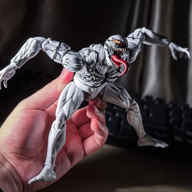 20CM SHF Anti-Venom Symbiote KO Articulated Action Figure Desktop ornament decoration Anime Fans Collectible Model Kit Toys Gift