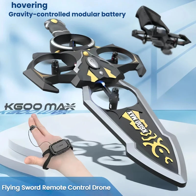 Watch remote control Flying Sword quadcopter model remote control aircraft Flying Sword children's gift foam