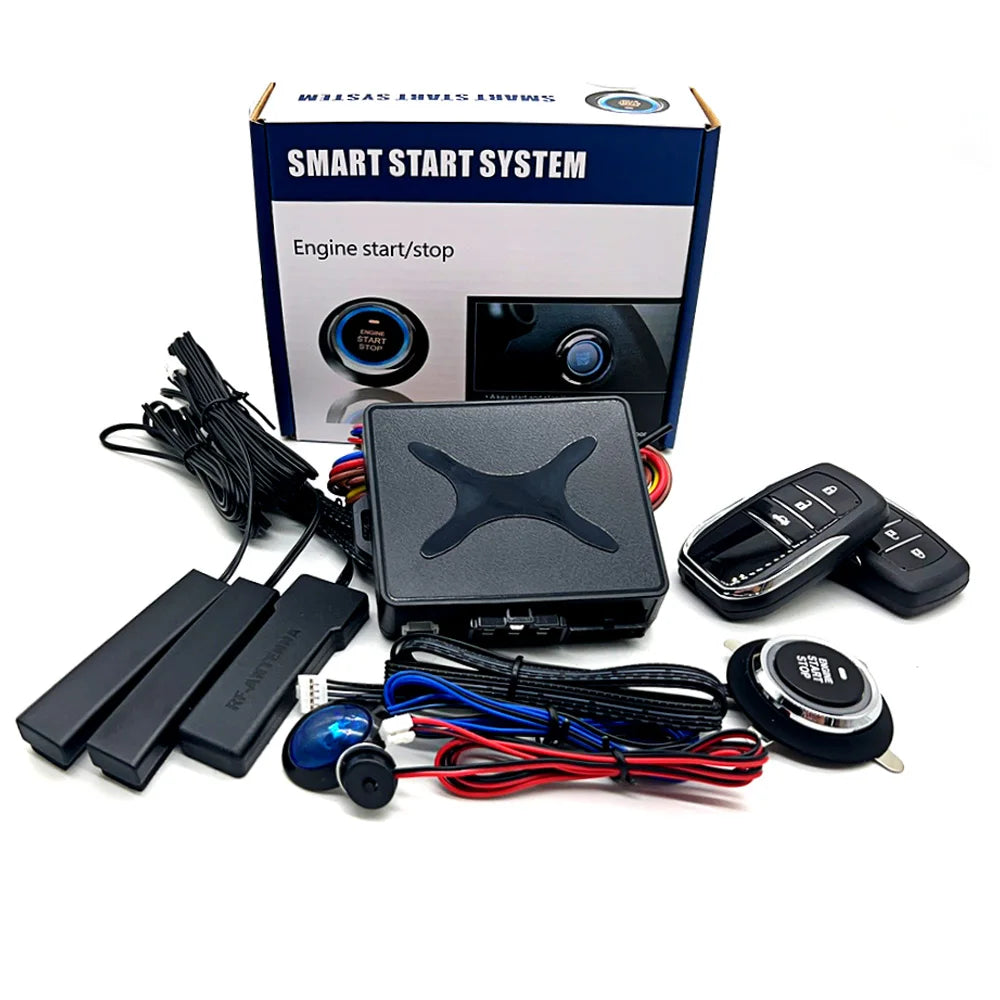 K5 Remote Starter and Car Alarm Smart App Remote Start Stop System for Cars Engine Push Start System with Auto Ignition Button