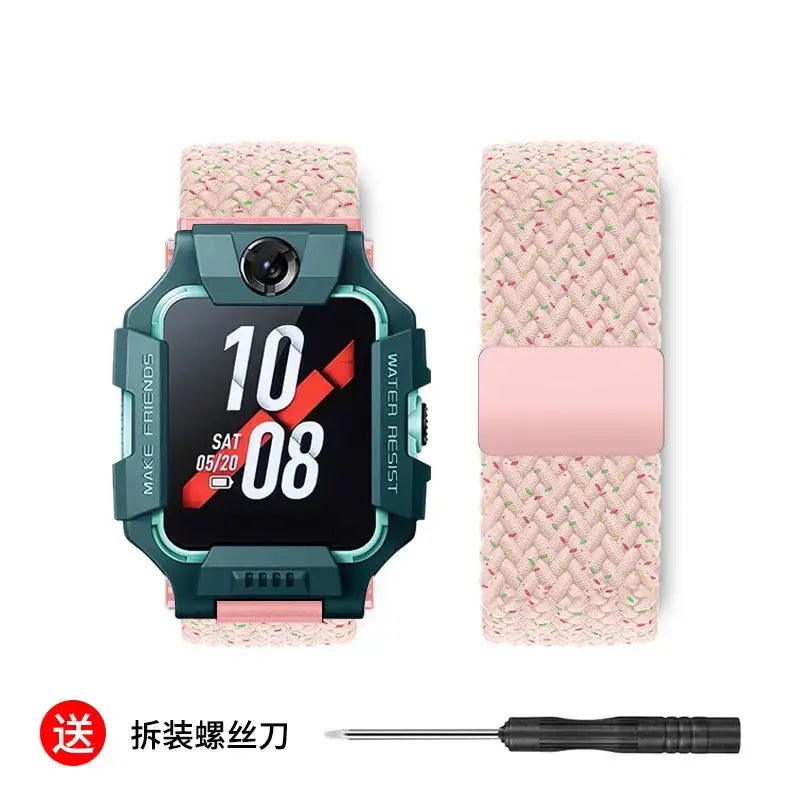 Braided Loop For Children Kid Smart Watch Magnetic Elastic Wristband for Imoo Xiaotiancai Watch Phone D2 Wristband Replacement