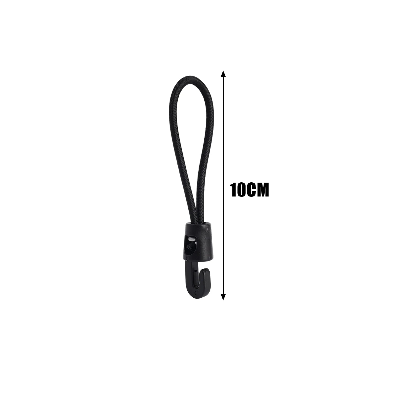 20/1pcs Elastic Strap Nylon Bungee Cord 10cm 15cm 25cm Durable Fixing Band for Flashlight Map Outdoor Backpacking Accessories