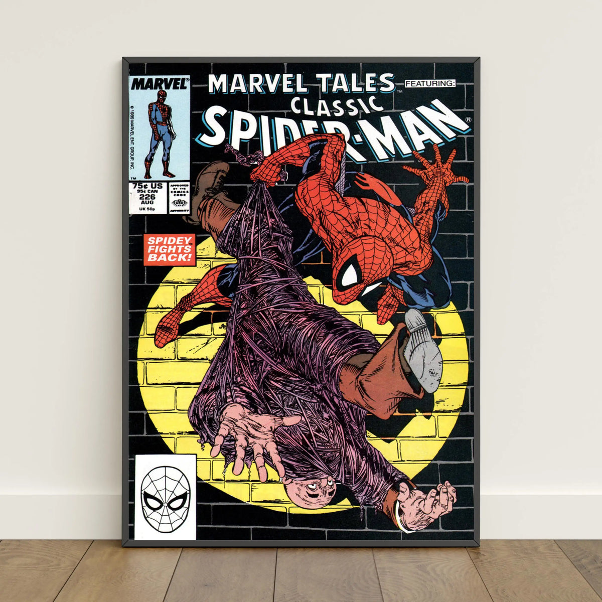 Spiderman Comic Book Covers Poster _ Peter Parker Wall Art _ Movie Canvas Print
