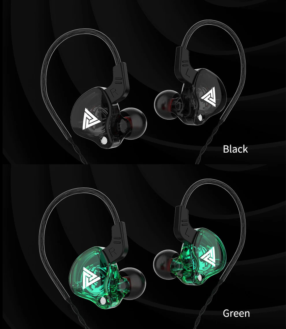 Experience immersive sound with these in-ear earphones featuring 6 dynamic driver units—offering stereo HIFI, deep subwoofer bass, a built-in mic, and perfect for sports and monitoring!