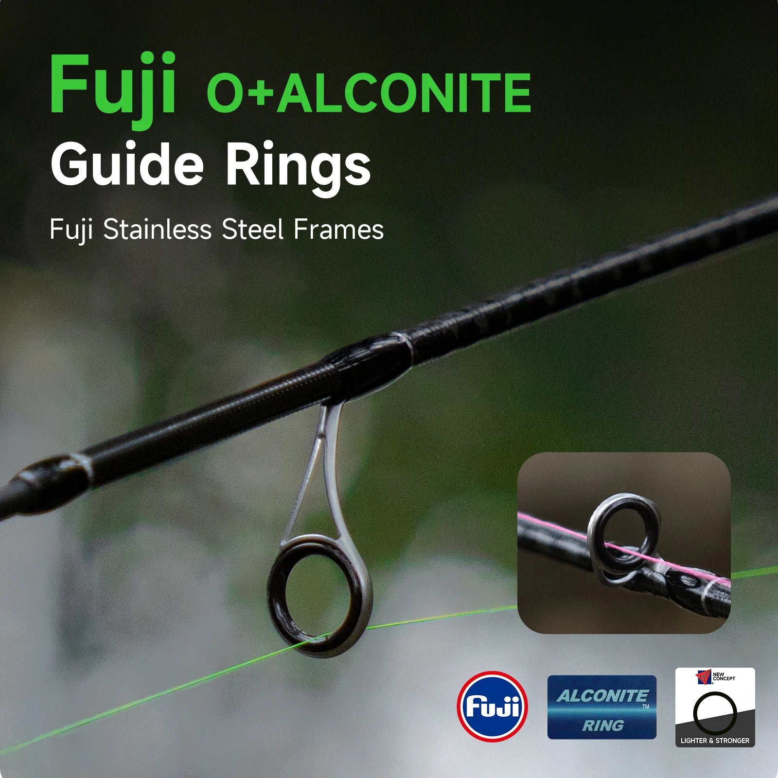 HANDING BFS Fishing Rod Magic L Micro Carbon Fishing Rod Lure Weight 1-8g FUJI® O+A Guide Rings UL/L Casting Rod Cork Handle