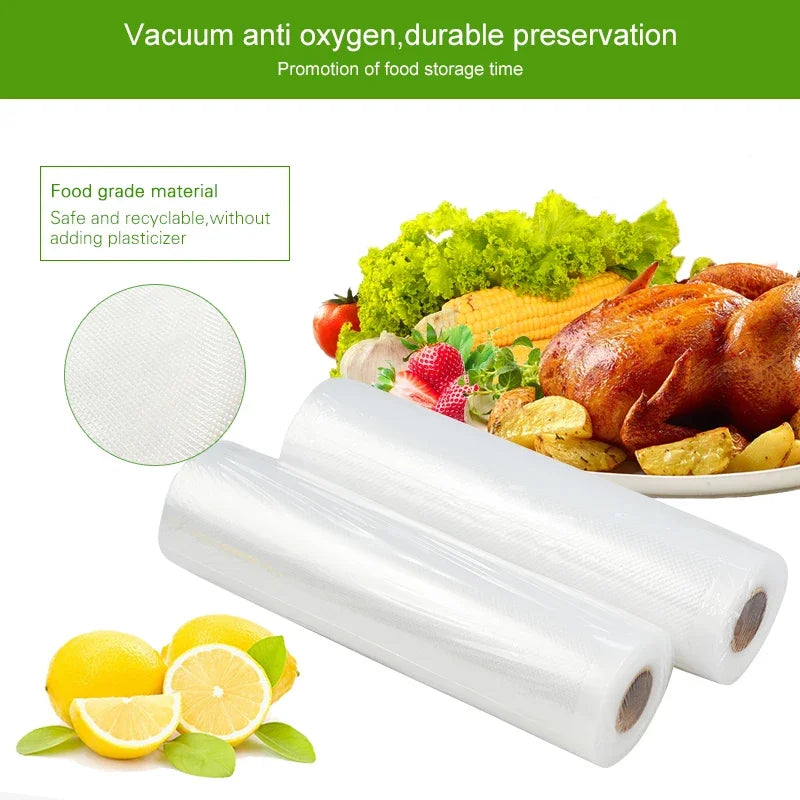 Vacuum Bag Packaging Food Vacuum Sealer Bags for Food Storage Keep Products Fresh Bag 12/17/20/25/28cm*500cm 1 Roll