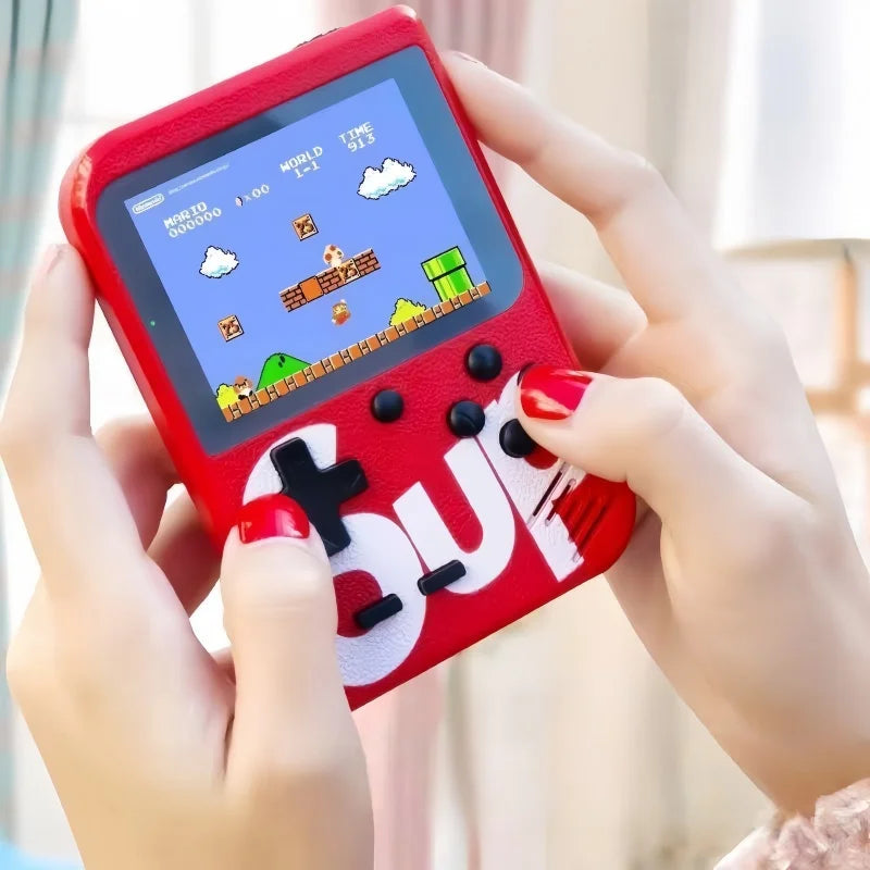 Retro Classic Games Kids Handheld Mini Game Console 400 Games,Rechargeable,Connectable with TV,Doubles,Party Kids Adult Toys