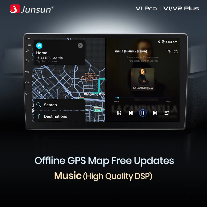 Junsun V1 AI Voice Wireless CarPlay Android Auto Radio for SKODA Octavia 2 A5 2008-2013 4G Car Multimedia GPS 2din autoradio