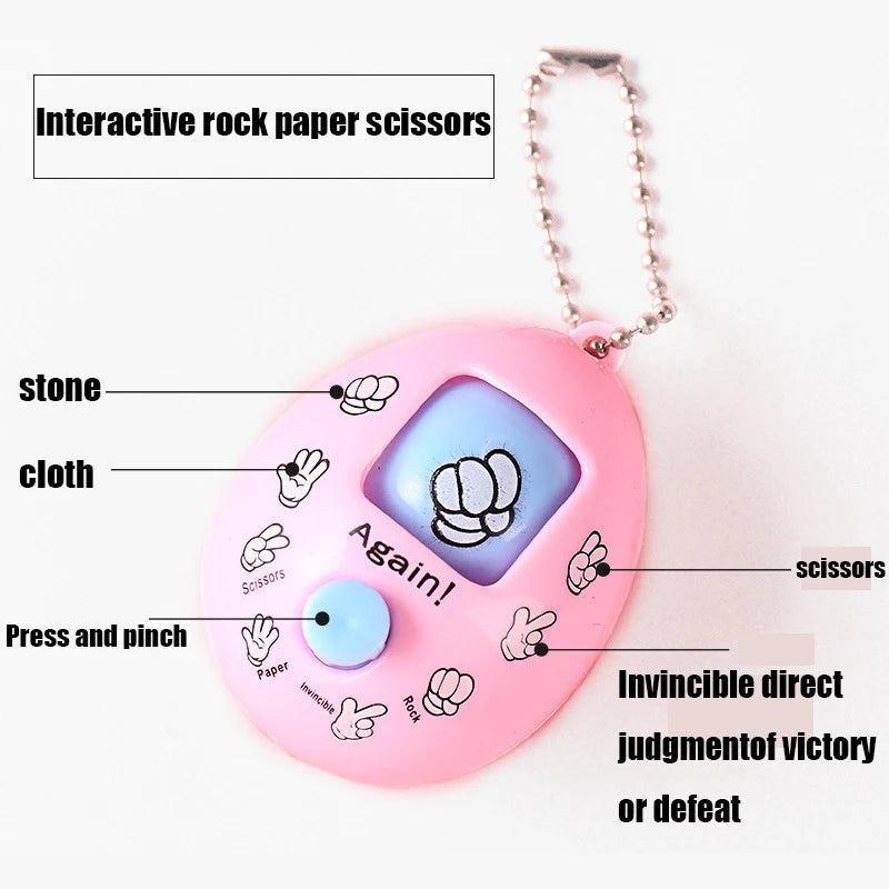 2-10pcs Stone Paper Scissors Game Stress Relief Sensing Toy Parent Child Boy Girl Birthday Party Interactive Party Game