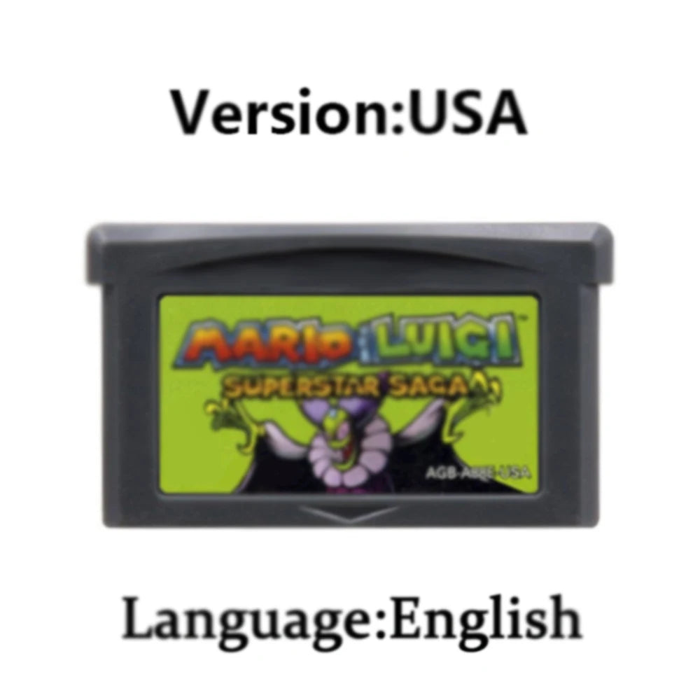 Mario GBA Games cards EUR USA Version