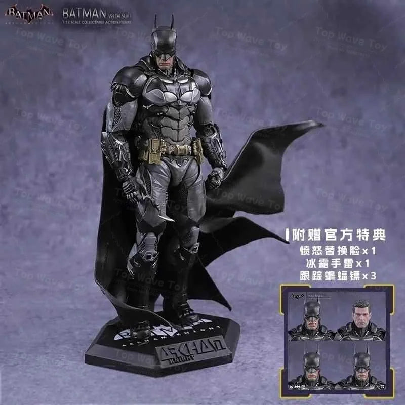 Brand New In Stock Batman Arkham Knight Action Figure LPZZ 1/12 Scale Soldier Warrior Edition Batman Full Set 6-inches Model Toy