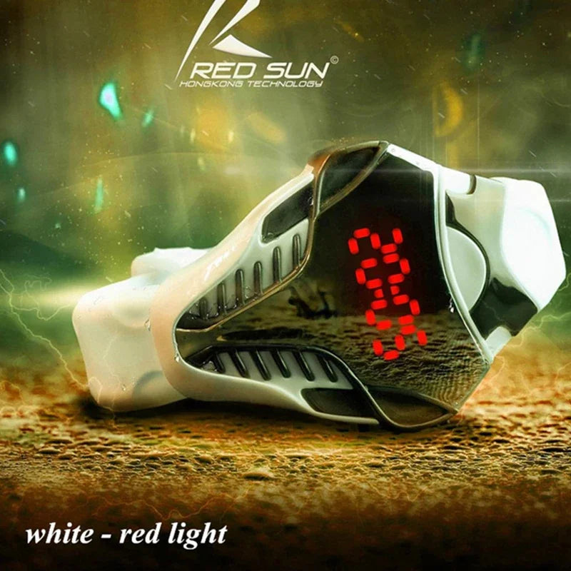 Fashion Men's Digital Watches Unique Design Snake Shape Dial LED Watches for Man Sport Electronic Wristwatch Clock Reloj Hombre