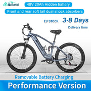 Nathaniel SYR03 Electric Bike 27.5' 1000W Adult Electric Assisted Bike 48V 20Ah Large Capacity Detachable Lithium Batteries Ebik