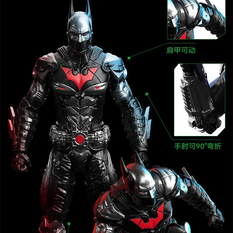 DC F5 Batman Arkham Knight Blind Box Super Hero Joker Red Hood Deathstroke Action Figure Model Assembly Toys Birthday Gifts