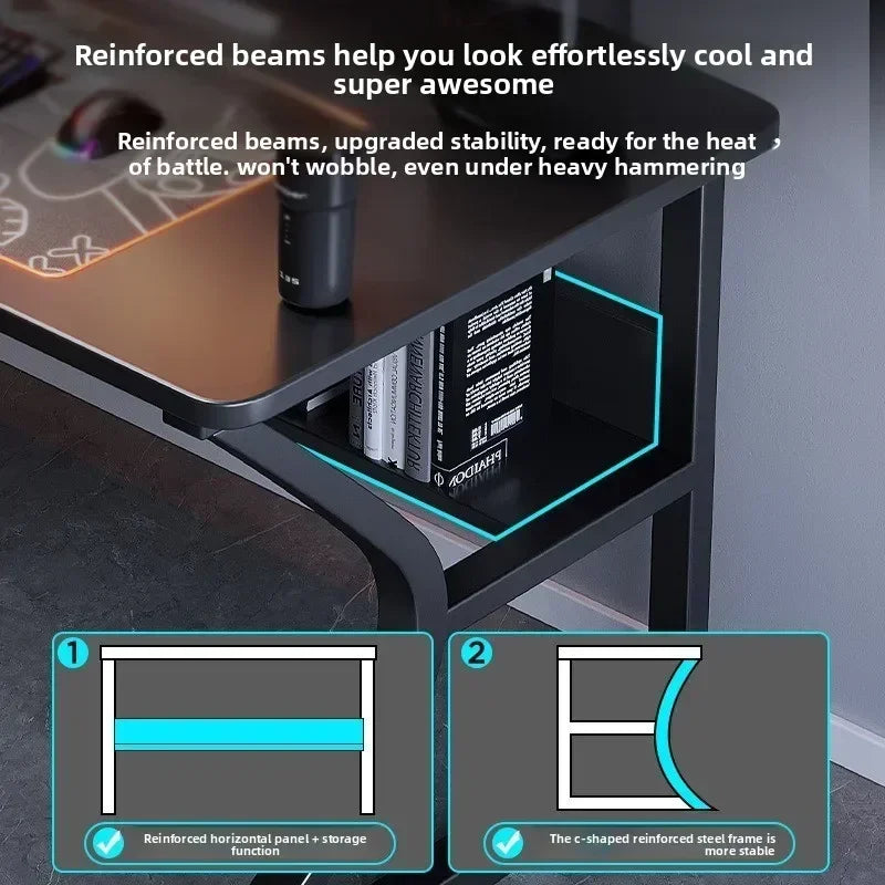 Modern Household GoodsComputer Desk Desktop Simple E-sports Table And Chair Household Desk Student Writing Desk