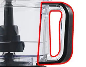 TopStrong 6-in-1 for Chopping, Slicing, Shredding and Kneading Dough, 3 Speeds with Pulse, 2L Mixing Bowl 800W Food Processor