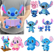 Funny Anime Figure Interstellar Stitch Blocks Small Particles Building Blocks Assembled Puzzle Block Toy Children Christmas Gift