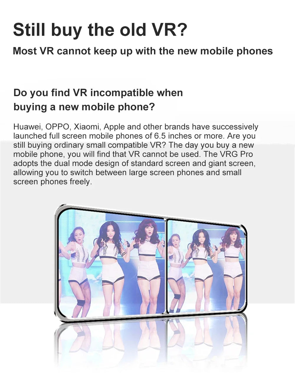 VR Virtual Reality 3D Smart Glasses Stereo Helmet Headset With Remote Controller For IOS Android Smartphones Virtual World 7"