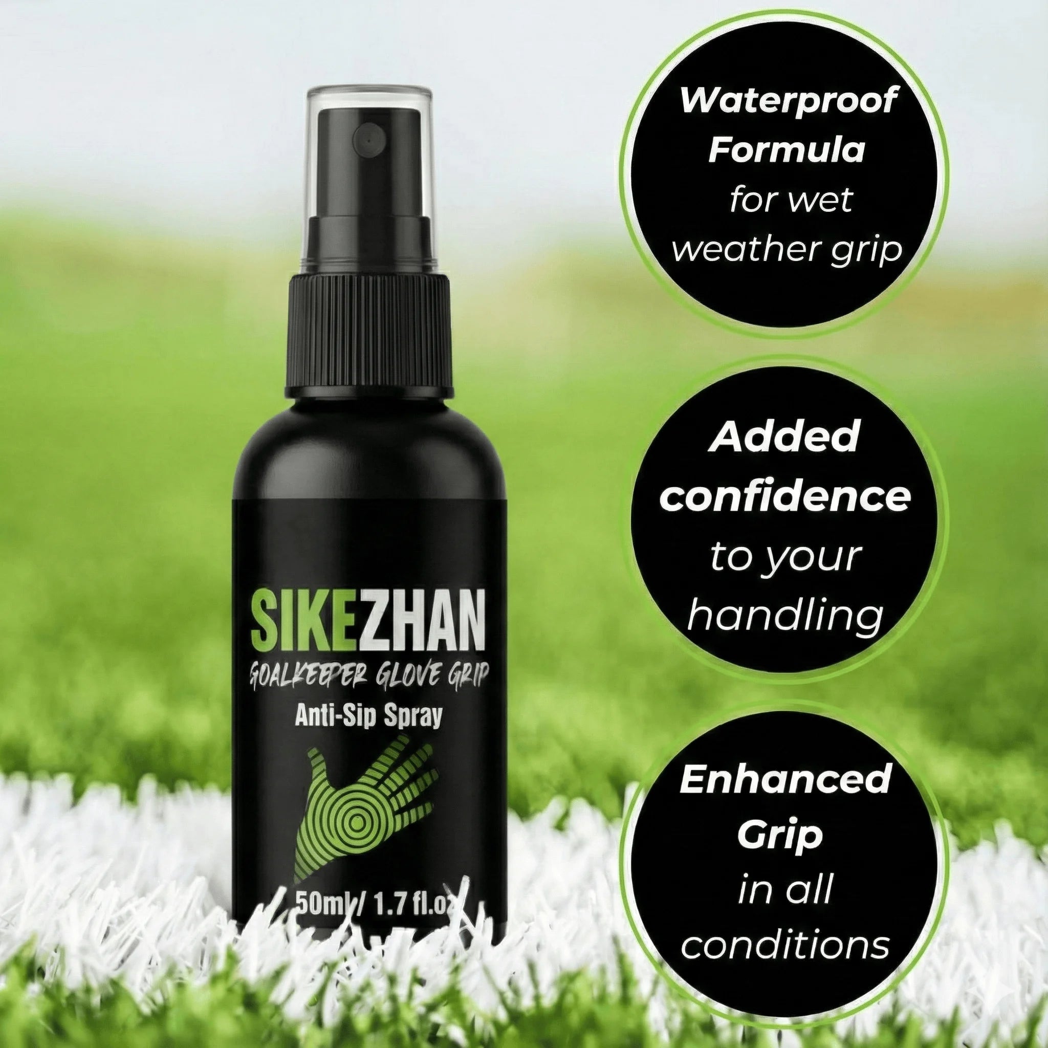 Goalkeeper Glove Grip Spray Extra Sticky for Soccer & American Football Non-Slip Tackifier Revive Old Gloves Grip Boost Glue