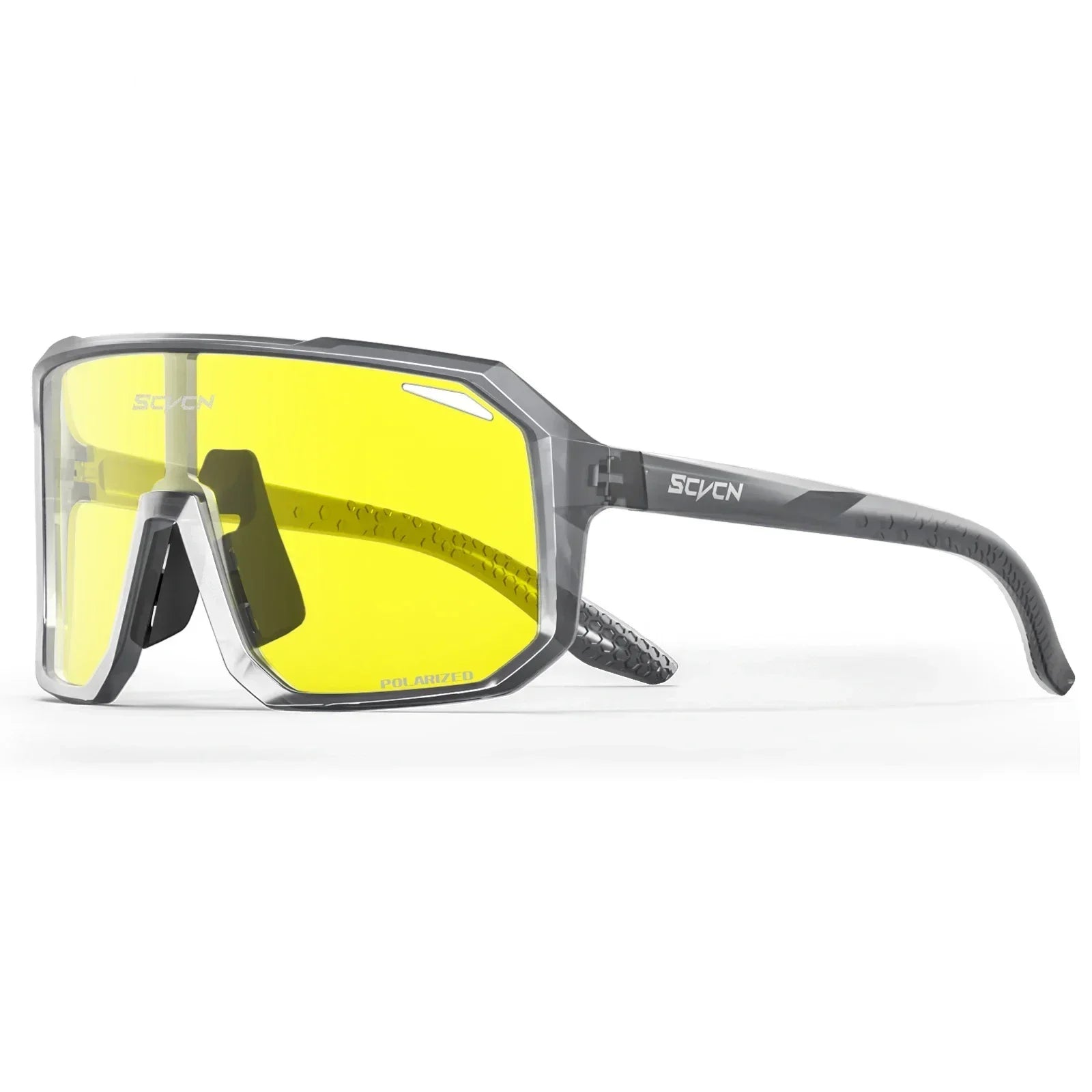 SCVCN Night Vision Glasses Fashion Sunglasses Y2K Trave Cycling Glasses Driving UV400 Mtb Fishing Sports Goggles Oversized Man