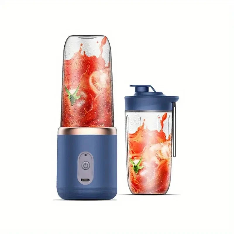 Portable Electric Juice Extractor Household Multi Function 6 Blades Mini Juice Cup Mixing Smoothies Auxiliary Food for Kitchen
