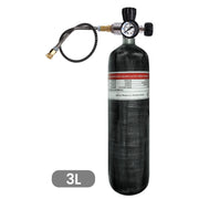 TUXING 300Bar 3L Carbon Fiber Cylinder with Fill Station Regulator Valve 4500psi High Pressure Air Tank Scuba Diving TankM18*1.5