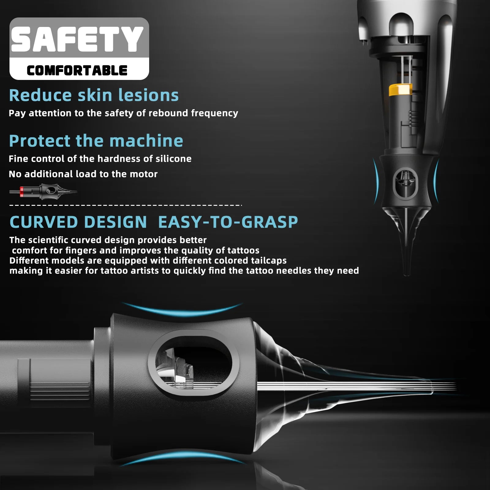 Tattoo Kit POSEIDON V5 Cool Tattoo Pen Kit For Permanent Makeup Tattoo Machine Kit Good Quality Tattoo Power Supply Tattoo Gun K