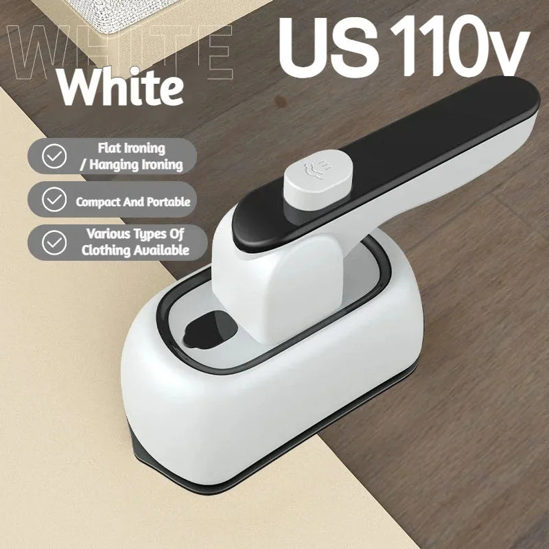 Handheld Garment Steamer Portable Iron Dual Use Dry Wet Steam Iron Mini Travel Electric Iron for Clothes Home