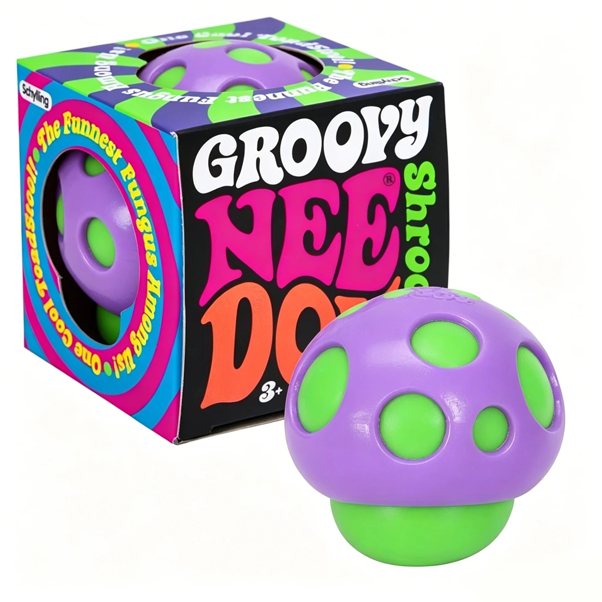 NeeDoh Fuzz Ball Blind Box Series Desktop Ornament Stress Relief Toys Suitable For People Under Pressure Fun Soft Stress Ball