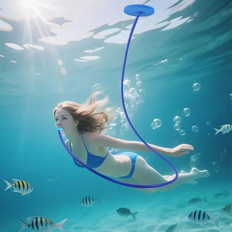 Foldable Dry Snorkel Silicone Anti Choking Swimming Snorkel Single Tube Snorkeling Breathing Tube for wimming Diving