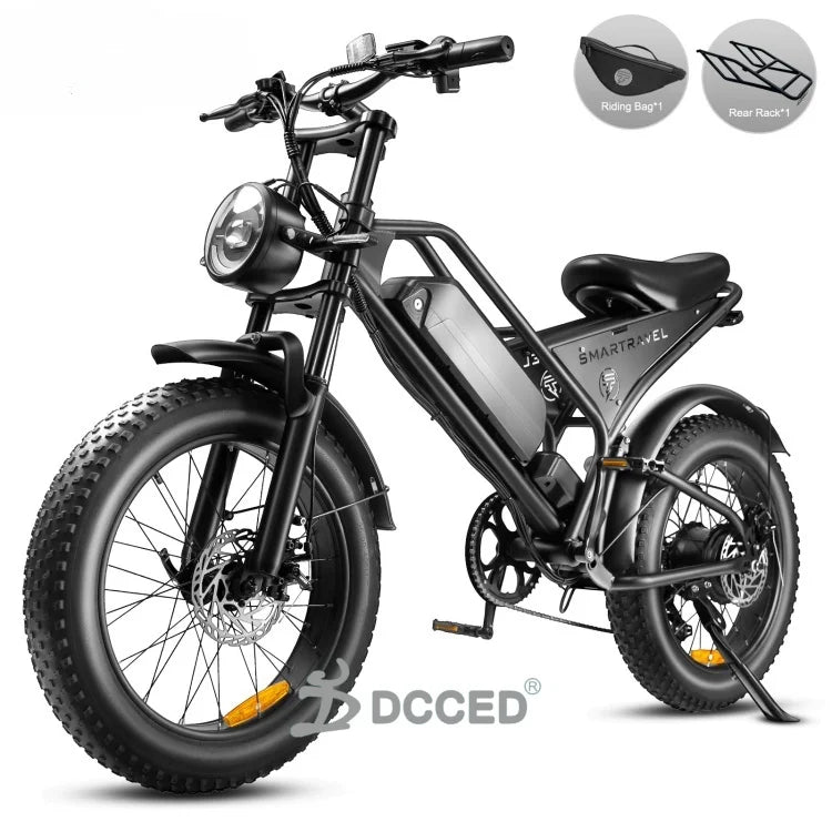 Explore off-road terrains effortlessly with this adult electric fat tire bicycle—an ideal companion for outdoor adventures!