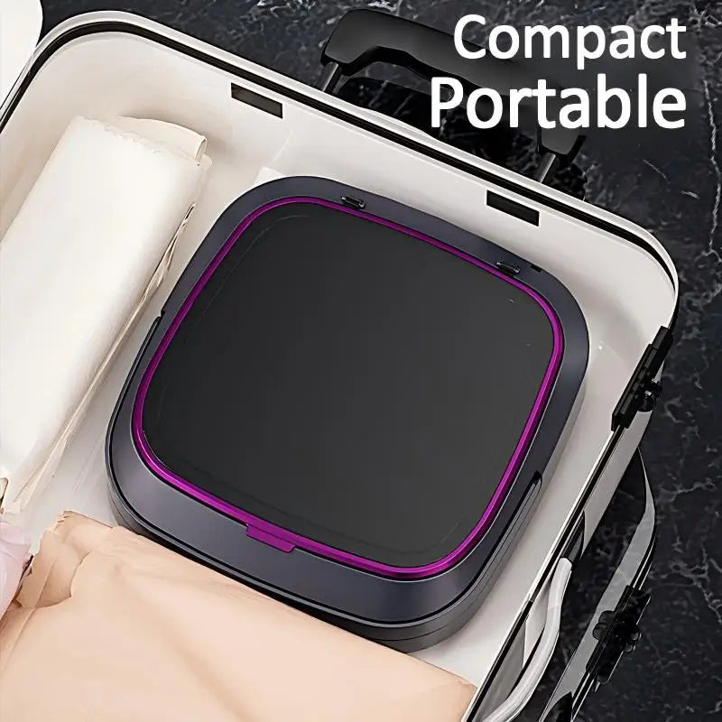 13L Foldable Portable Washing Machine Fully Automatic Home Dorm Mini Small Underwear Panties Cleaning Machine