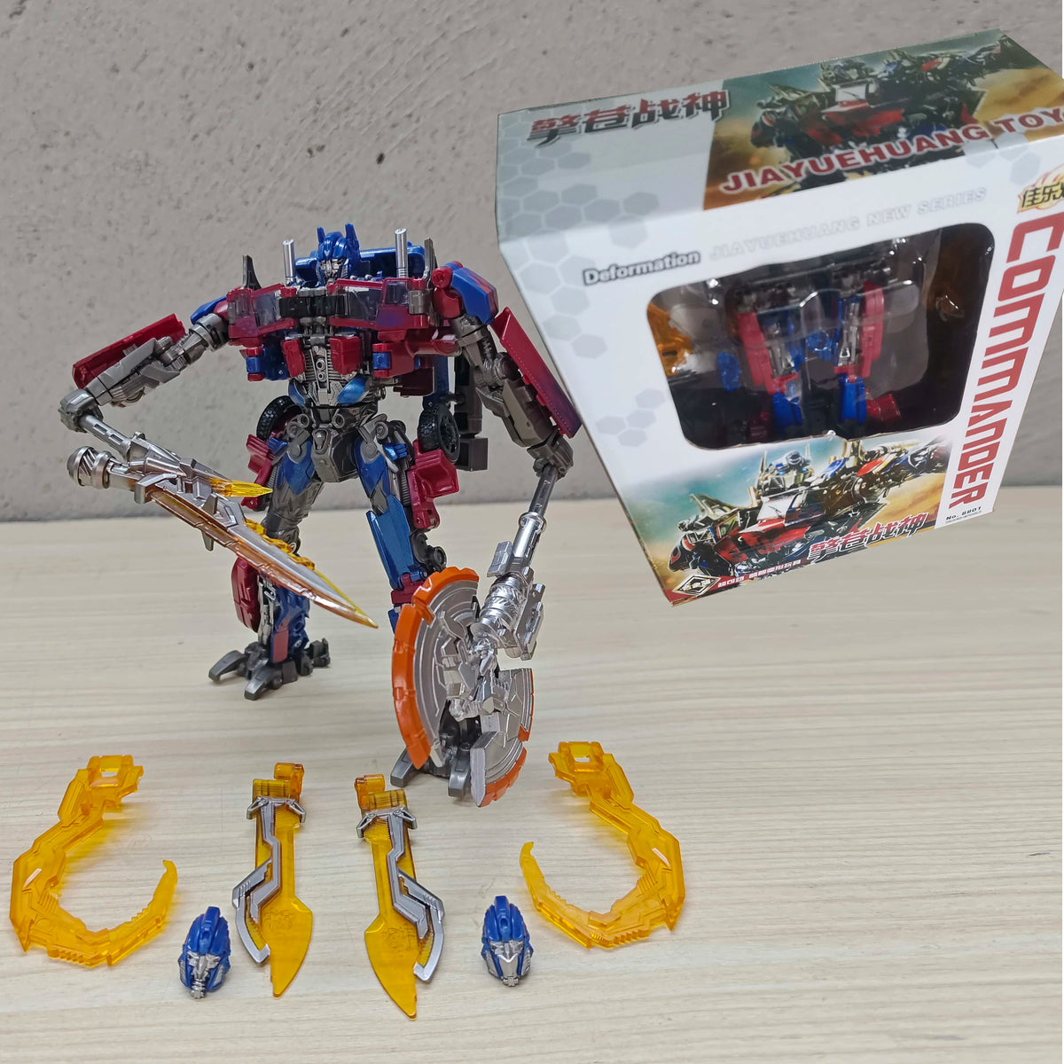 Transformation Robot Toy Car OP Commander 8801 Action Figure AOYI BMB Deformation Truck Head Anime Model Toy SS05
