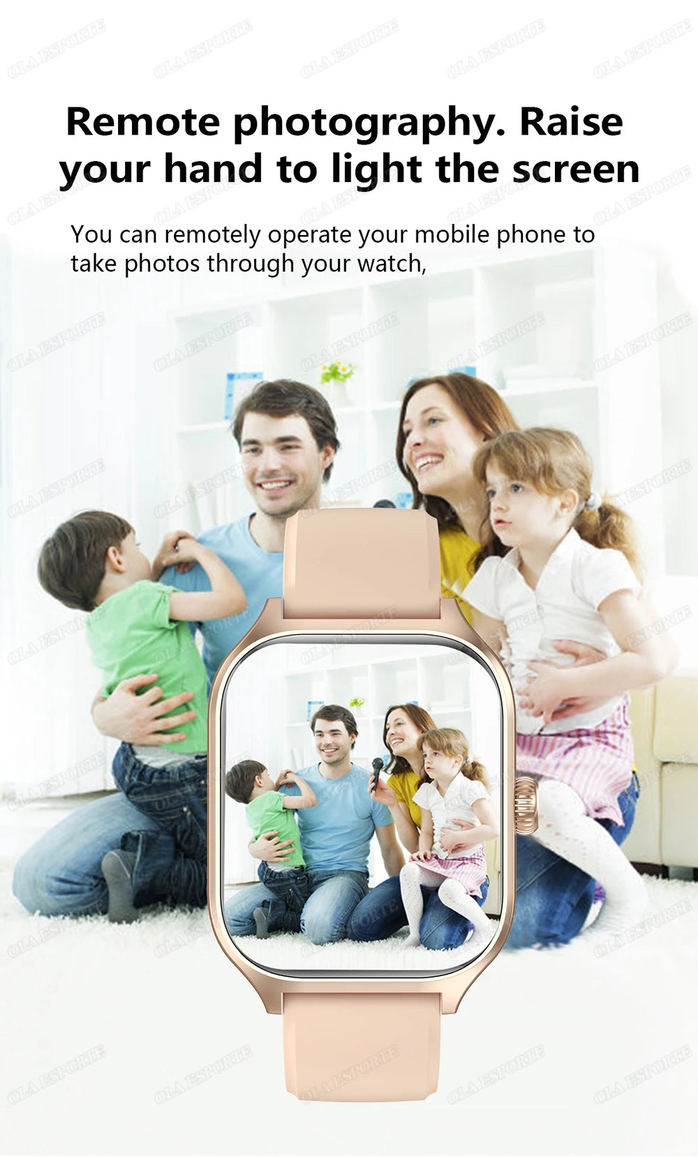 Stay connected and stylish with this versatile smartwatch compatible with both Android and iOS devices!