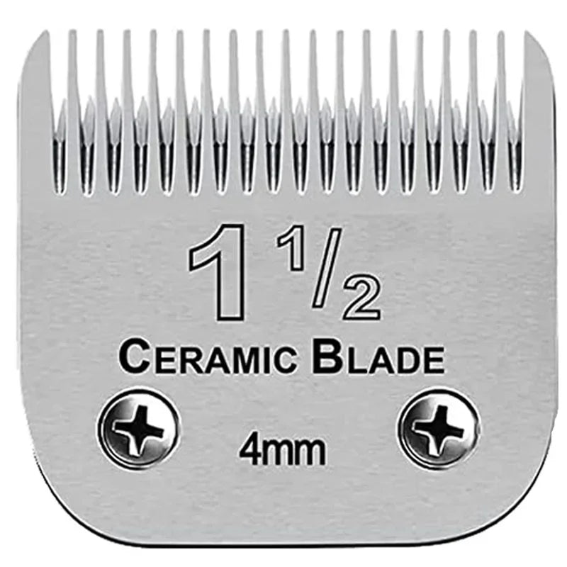 Detachable Pet Dog Cat Grooming Clipper Ceramic Blade Compatible with Most Andis,Oster A5,Wahl KM10 Series Animals Clippers