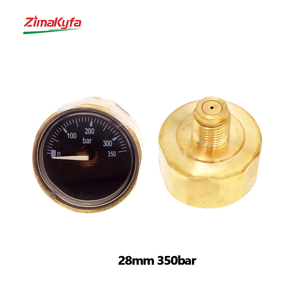 M10*1 HPA Mini Micro Pressure Gauge Manometer Small Profile 600/3500/4000/4500/6000 PSI 250/350 BAR
