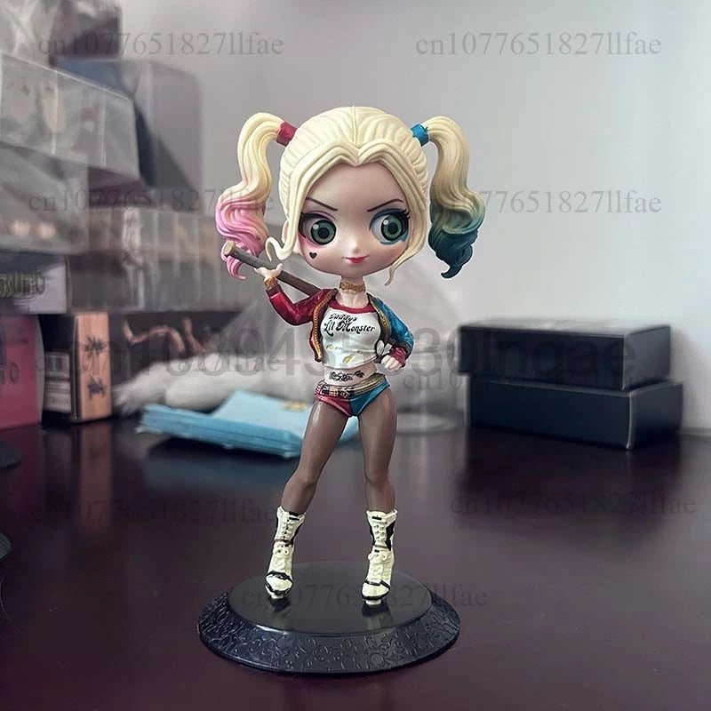 Qposket Harley Quinn Joker Cat Women Wonder Women Action Figure Toys Gift Doll Cake Decoration Birhtday Present For Children
