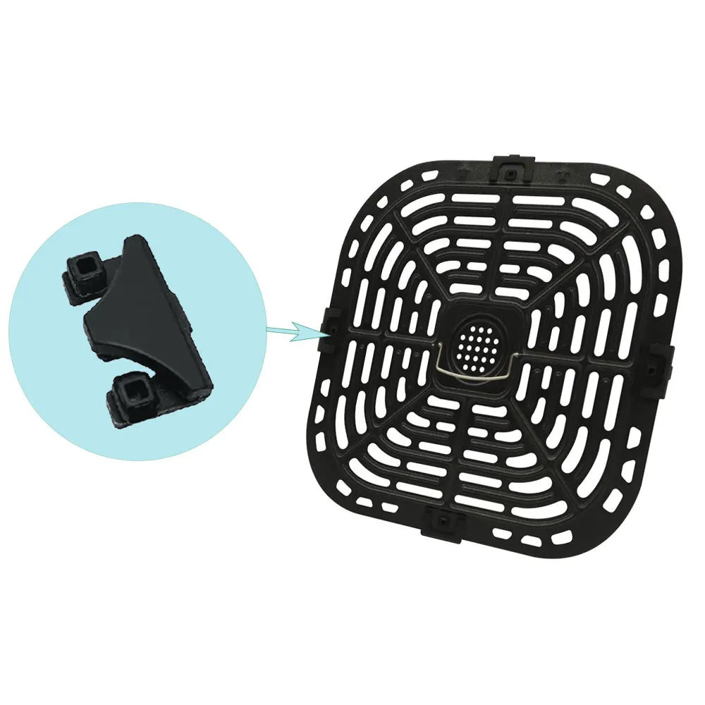 Air Fryer Basket Replacement Grill Air Pan for Power Dash Parts Crisper Plate Non-Stick Fry Pan Kitchen Airfryer Accessories