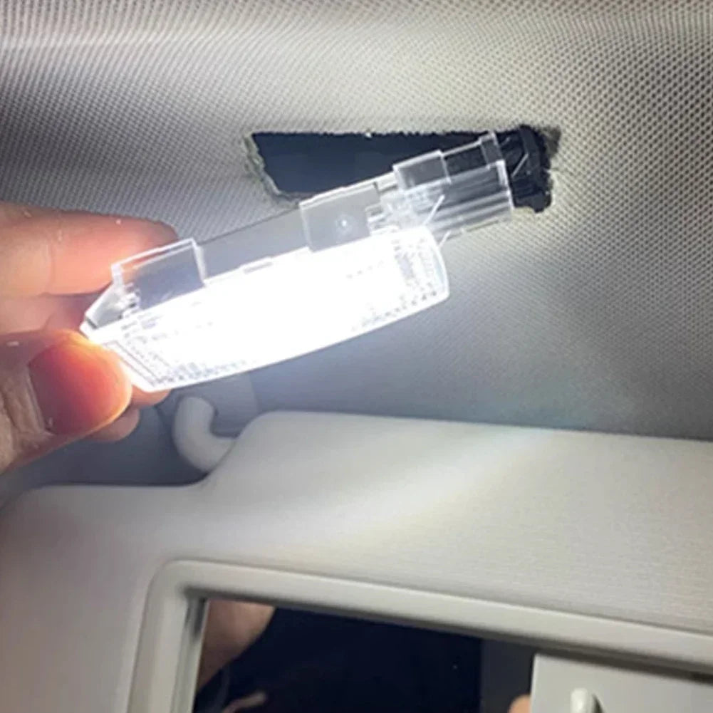 LED Interior Sun Visor Vanity Mirror Lamps Reading Light For VW Golf 4 5 6 7 Passat CC B5 B6 B7 Polo Tiguan Scirocco Jetta Toura